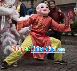 Festival Celebration Laughing Monk Mask and Costumes
