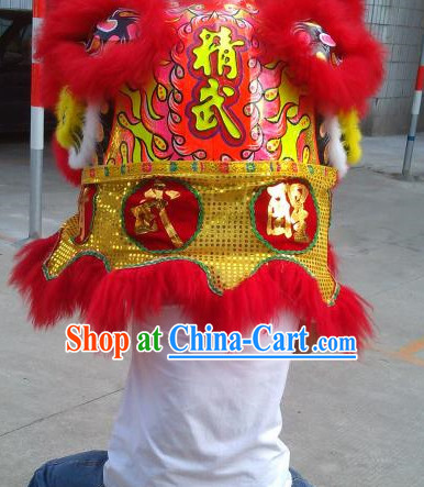 chinese lion dancing