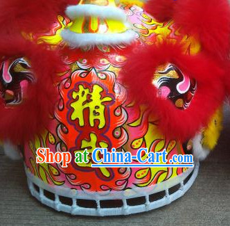 chinese lion dancing