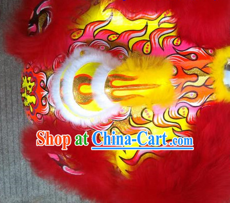 chinese lion dancing