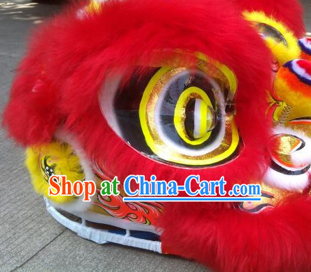 chinese lion dancing