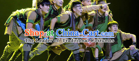Chinese Mongolian Dance Costumes for Men