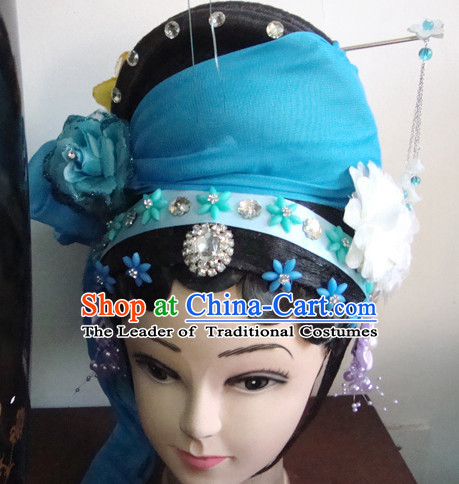 Theatrical Performances Chinese Meng Jiang Nv Hairstyles Fascinators Fascinator Wholesale Jewelry Hair Pieces and Wigs