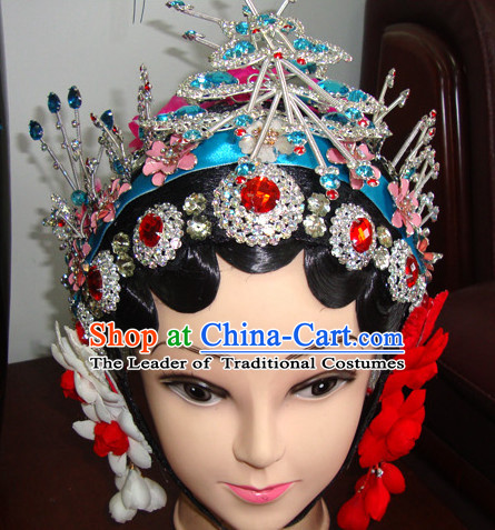 Ancient Chinese Peking Opera Hua Tan Hairstyles Fascinators Fascinator Wholesale Jewelry Hair Pieces