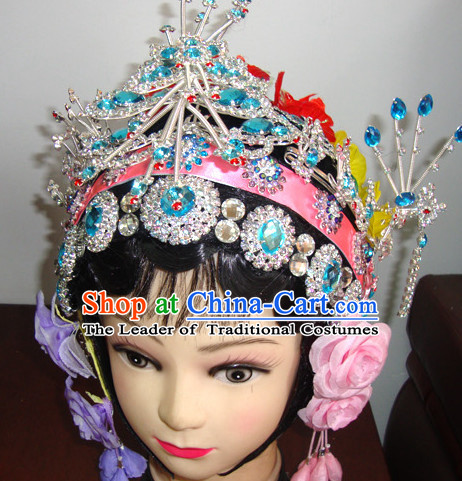 Ancient Chinese Peking Opera Hua Tan Hairstyles Fascinators Fascinator Wholesale Jewelry Hair Pieces