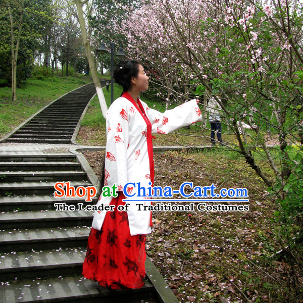 Chinese Lin Daiyu Han Fu Costumes Dresses online Designer Halloween Costume Wedding Gowns Dance Costumes Superhero Costumes Cosplay for Women