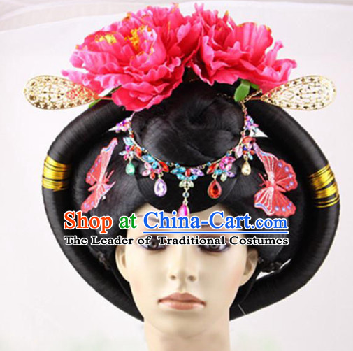 Chinese Ancient Empress Wedding Headwear and Wigs