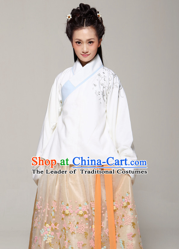 Chinese Traditional Hanfu Attire Complete Set for Women