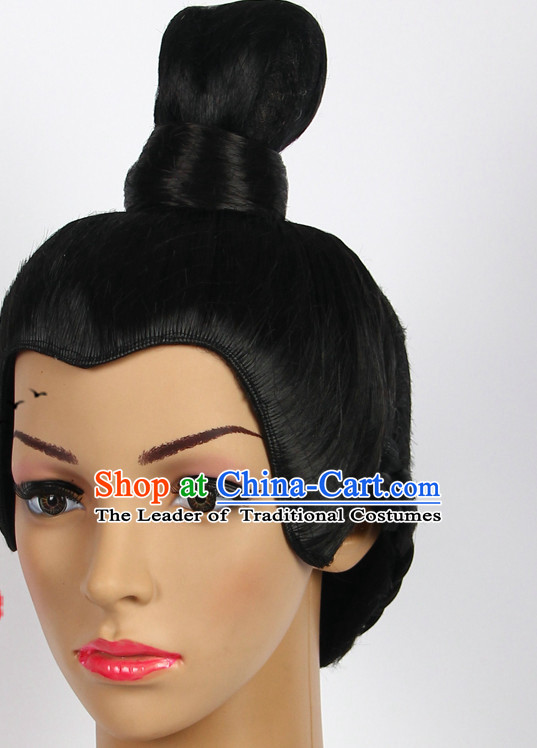 Chinese Ancient Black Wigs for Men