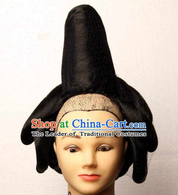 Chinese Ancient Imperial Princess Black Wigs Hairstyles