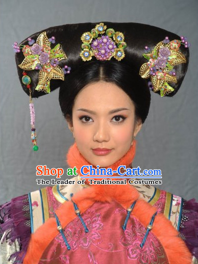 Asia China Qing Dynasty Princess Hair Jewelry Set