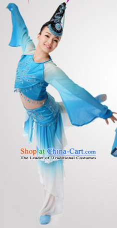 Chinese Classical Dance Costume Wholesale Clothing Discount Dance Costumes Dancewear Supply and Headpieces for Lady