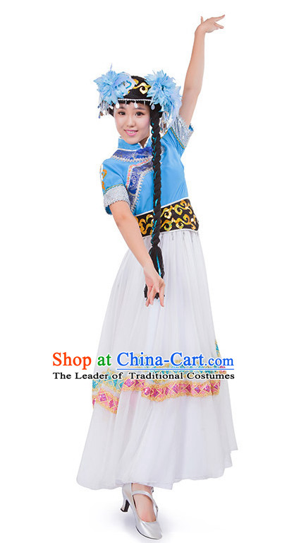Chinese Folk Minoirty Dance Costume Wholesale Clothing Discount Dance Costumes Dancewear Supply for Women