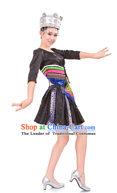 Chinese Peach Dance Outfit Costume Wholesale Clothing Group Dance Costumes Dancewear Supply for Girls