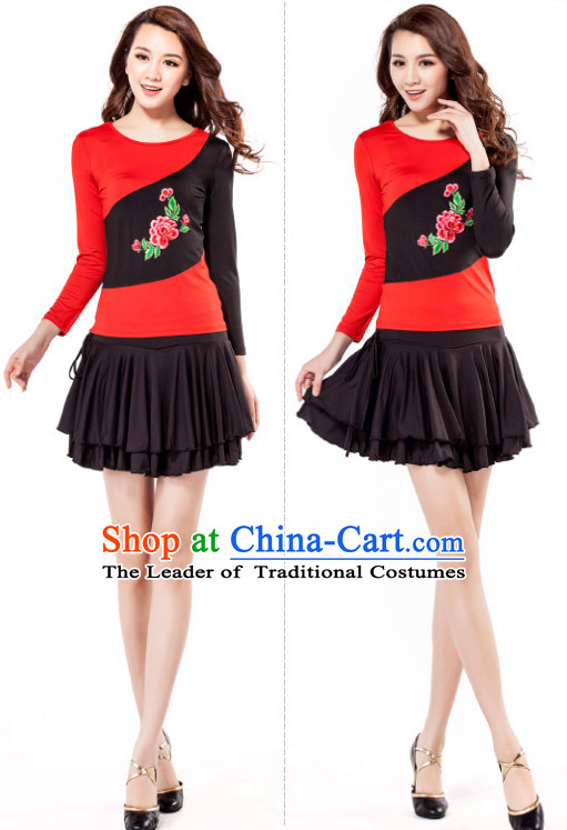 Asia Chinese Festival Parade Folk Stage Dance Costume for Women
