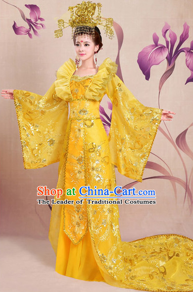 Chinese Shang Dynasty Myth Daji Su Da Ji Fox Spirit Fox Queen Cosplay Costumes Chinese Costume and Hair Accessories Complete Set