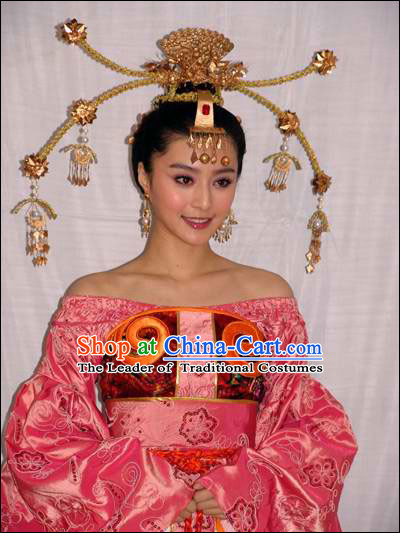 Shang Dynasty Myth Daji Su Da Ji Fox Spirit Demon Enchantress Fox Queen Costumes China Costume and Hair Accessories Complete Set