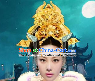 Ancient Chinese Empress Crown Hair Jewelry