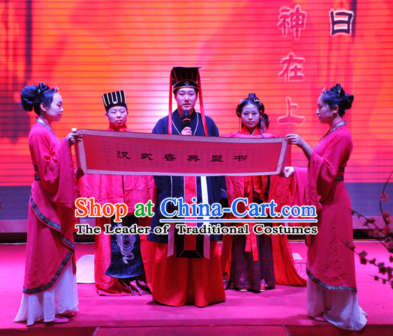 Western Zhou Dynasty Wedding Host Costume for Men