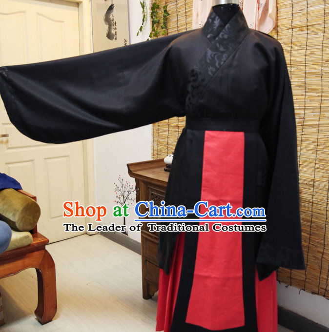 Western Zhou Dynasty Ceremonial Dress Wear for Men