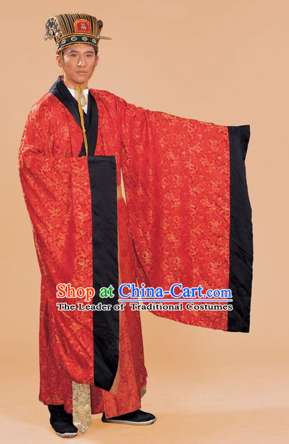 Chinese Sui Dynasty Period Emperor Costumes