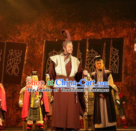 China Eastern Zhou Dynasty Chinese Official Costume Complete Set for Men