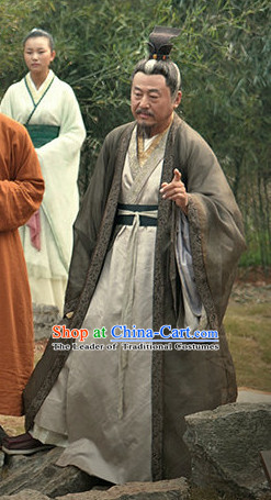 Chinese Costume Chinese Costumes National Garment Outfit Clothing Clothes Ancient Jin Dynasty Clothing for Men