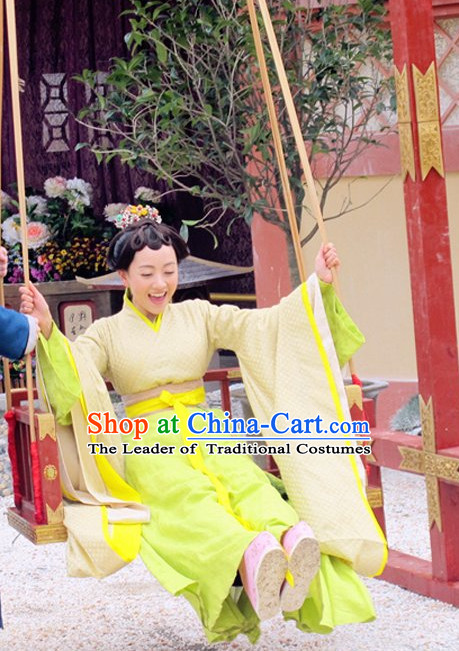 Period of the Northern and Southern Dynasties Chinese Costume Chinese Classic Costumes National Garment Outfit Clothing Clothes Official Costume for Women