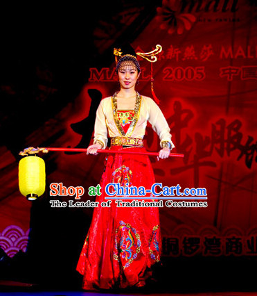 Period of the Northern and Southern Dynasties Chinese Costume Chinese Classic Palace Costumes National Garment Outfit Clothing Clothes for Women