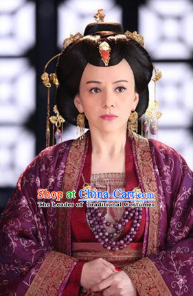 Chinese Ancient Palace Imperial Head Wear Headdress Five Dynasties Empress Hair Jewelry Hairpins