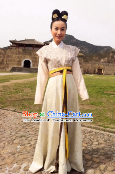 Chinese Costume Five Dynasties Chinese Classic Maid Costumes National Garment Outfit Clothing Clothes for Women