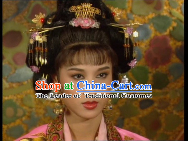 Chinese Tang Dynasty Imperial Queen Princess Phoenix Hair Accessorise Fascinator Headpieces Hair Sticks Hairpins Hair Clips Hair Ornaments for Women