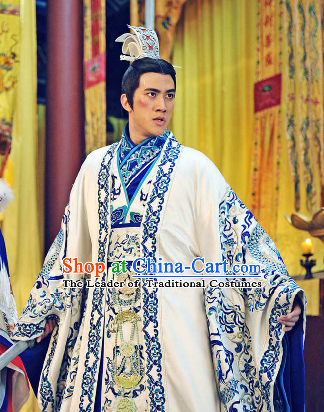 Tang Dynasty Chinese Costumes Prince Suit Garment Outfits Clothing Costumes Costume Complete Set for Men