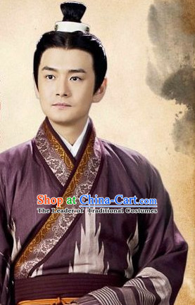 Chinese Qin Dynasty Prince Wigs for Men