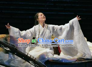 Chinese Han Dynasty Costume Dresses Clothing Clothes Garment Outfits Suits Complete Set for Women