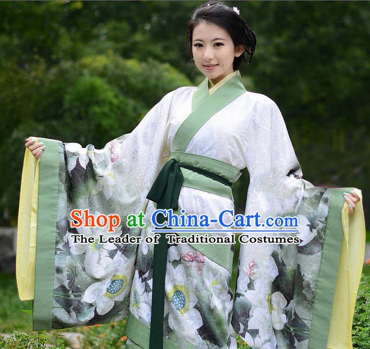 Han Dynasty Lotus Female Poet Clothes