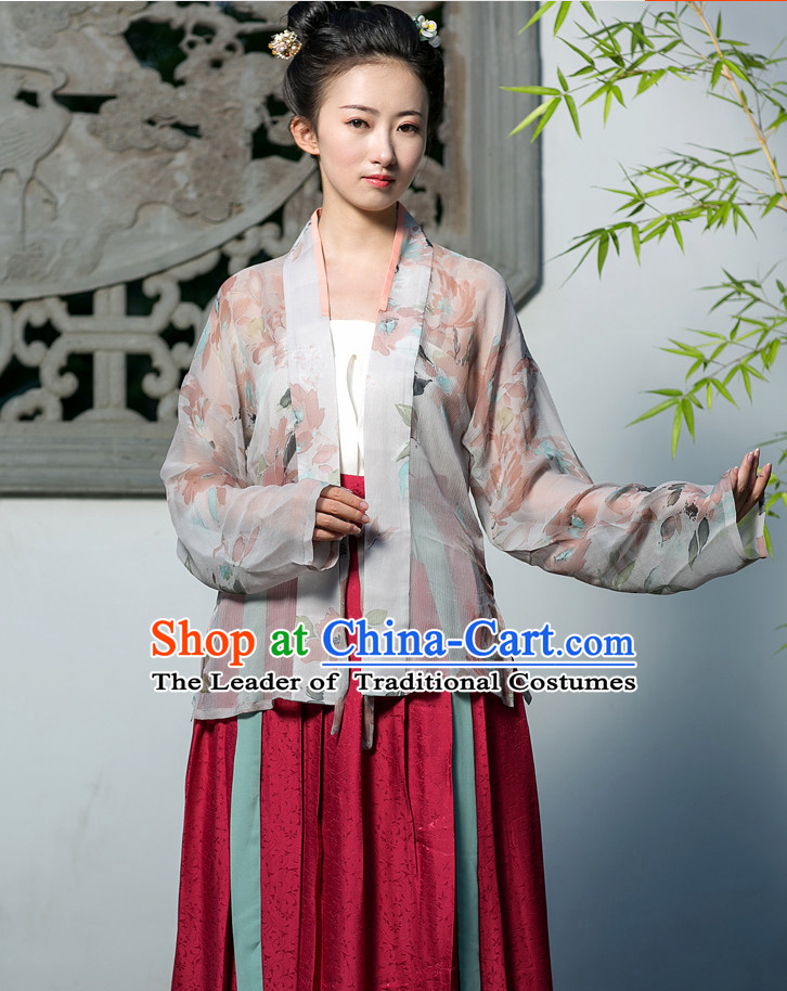 China Song Dynasty Clothing Ancient Chinese Costume Men Women Costumes Kids Garment Clothes for Women