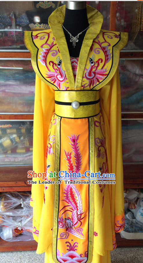 Chinese Opera Embroidered Phoenix Robe Empress Costume Traditions Culture Dress Masquerade Costumes Kimono Chinese Beijing Clothing for Women