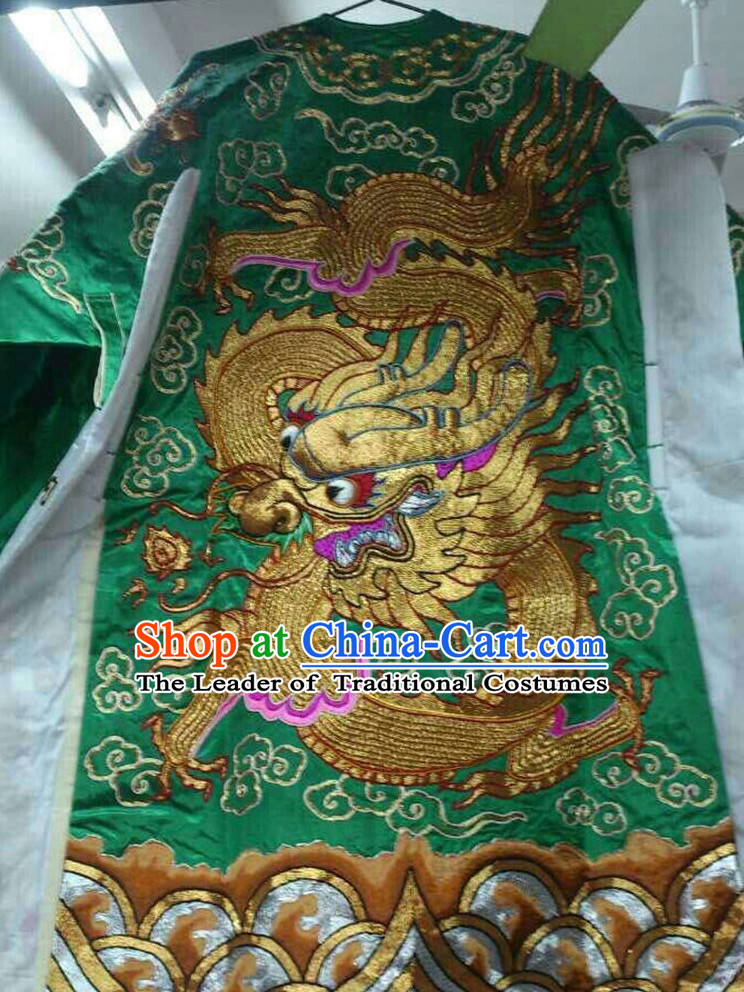 Chinese Opera Classic Dragon Robes Costumes Chinese Costume Dress Wear Outfits Suits for Men