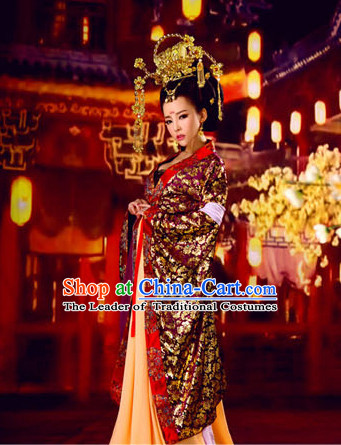 Chinese Tang Dynasty Empress Costume Ancient China Costumes Han Fu Dress Wear Outfits Suits Clothing for Women