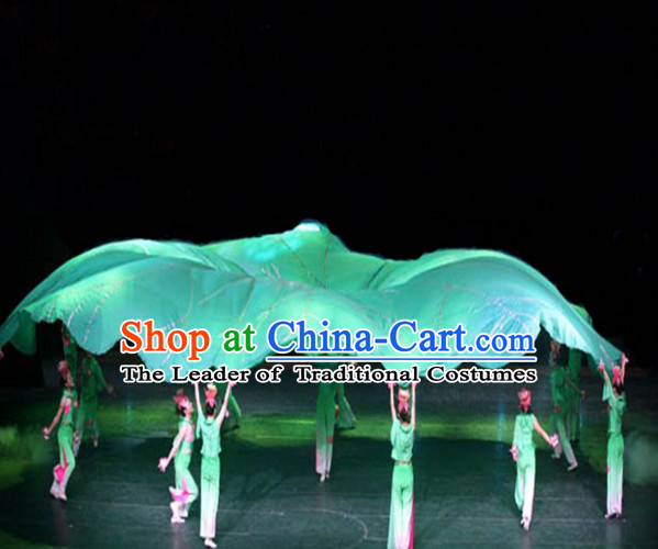 Giant Chinese Dance Apparel Flower Props Folk Dancing Prop Lotus Decorations