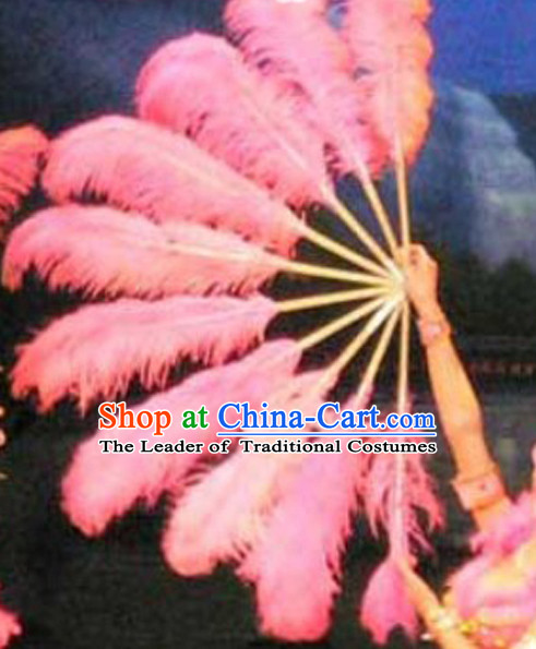 Big Giant Chinese Dance Feather Fan