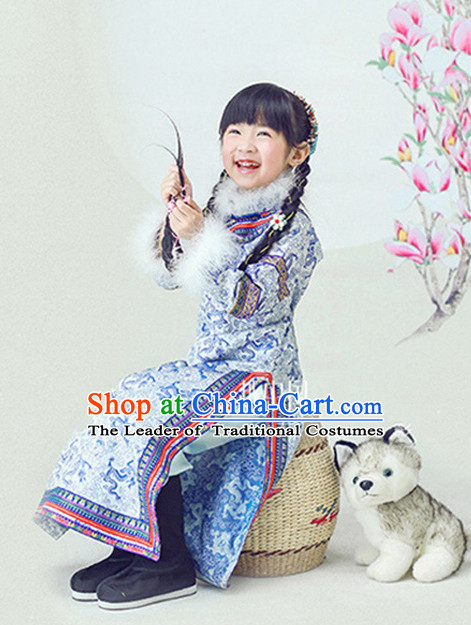 Chinese Costume Ancient China Qipao Costumes Han Fu Dress Wear Outfits Suits Clothing for Kids