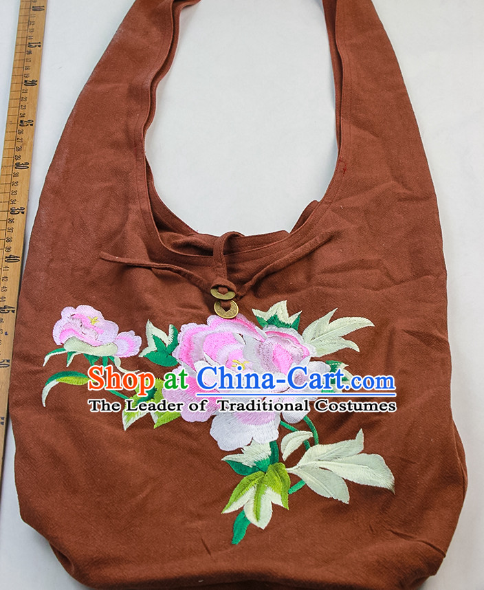 Ancient Chinese Embroidered Hand Bag Fabric Bag