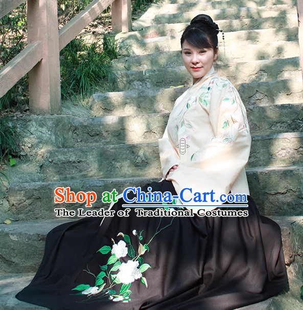 Asia Fashion China Store Qi Pao China Ancient Dynasty Apparel Chinese Costumes Ming Dynasty Dress Wear Outfits Clothing for Women