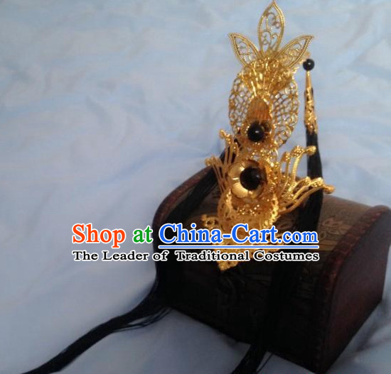 Chinese Classic Cosplay Prince Crown Headwear Headipieces Hair Accessories