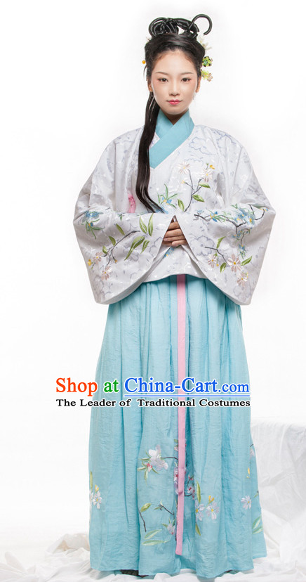 Chinese Ancient Ming Dynasty Spring Summer Costume China online Shopping Traditional Costumes Dress Wholesale Asian Culture Fashion Clothing and Hair Accessories for Women