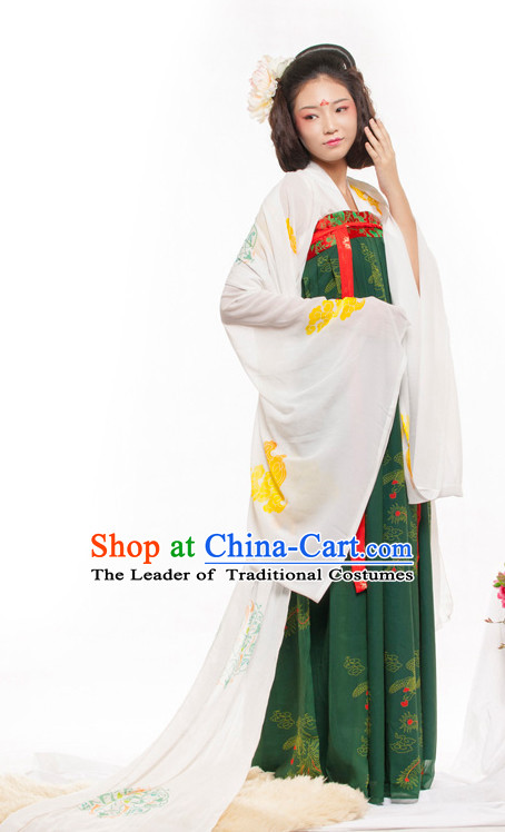 Chinese Ancient Tang Dynasty Princess Spring Summer Costume China online Shopping Traditional Costumes Dress Wholesale Asian Culture Fashion Clothing and Hair Accessories for Women