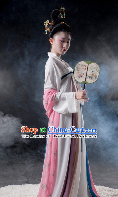 Chinese Ancient Dynasty Lady Clothes Costume China online Shopping Traditional Costumes Dress Wholesale Asian Culture Fashion Clothing and Hair Accessories for Women