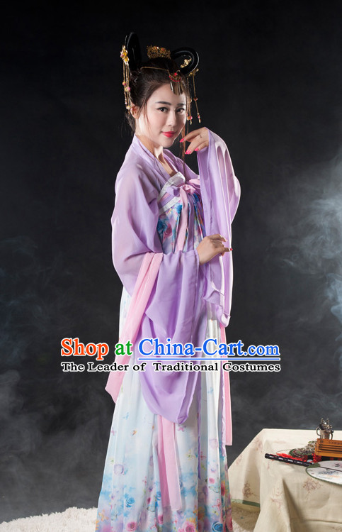 Chinese Ancient Tang Dynasty Lady Clothes Costume China online Shopping Traditional Costumes Dress Wholesale Asian Culture Fashion Clothing and Hair Accessories for Women